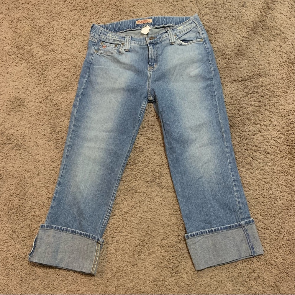 Paris Blues Cuffed Jean Capris Small